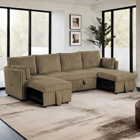 New Sleeper Sectional Couch/ Includes Free Delivery 🚚 and Assembling!