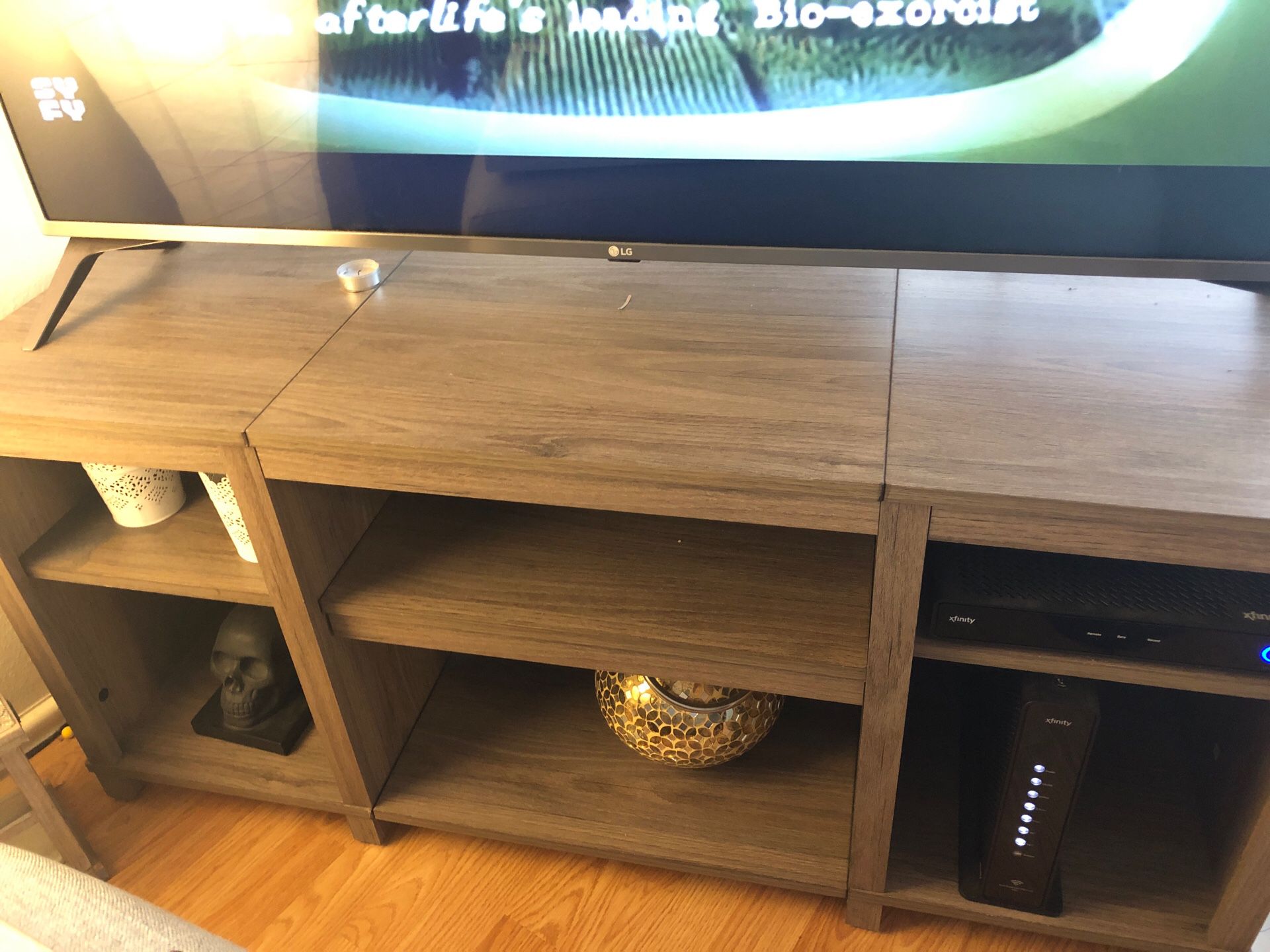 Tv stand and book shelf