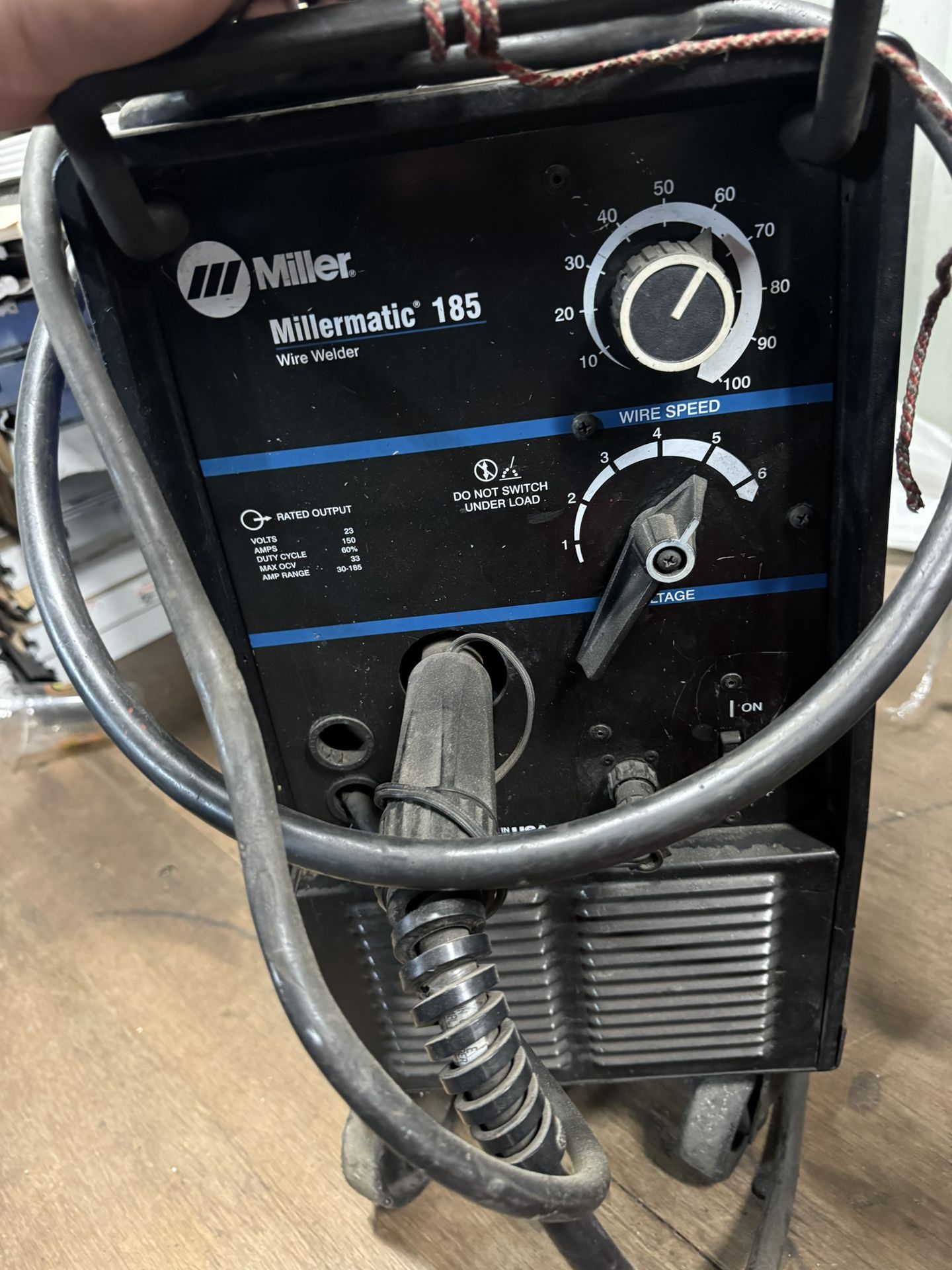 Miller Millermatic 185 Miller Millermatic 185 Wire Feed Mig Welder CV DC