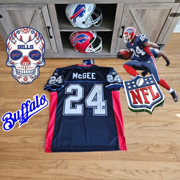 Vintage NFL Reebok Buffalo Bills Terrance McGee #24 Authentic Home Jersey XL New