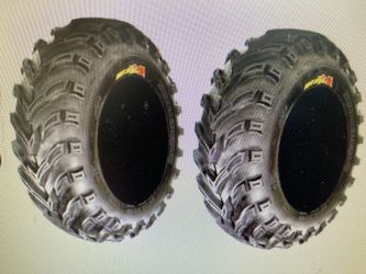 Pair of ATV tires 25x10-12