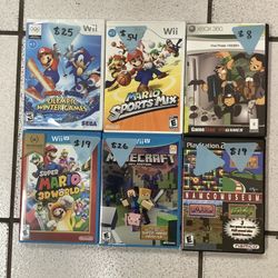 Nintendo PlayStation Xbox Games Portable Consoles