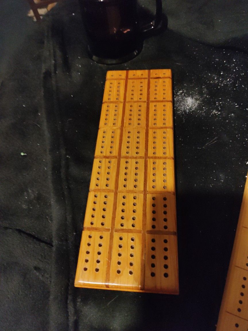 Vintage 1941 Cribbage Crib Board Game Collector Collectable Horn Bro.