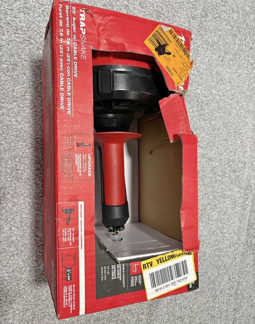 Milwaukee Trap Snake Auger Drain Cleaning Kit