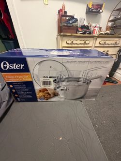 Oster Stainless Steel Deep Fryer Set 4.8 Qt