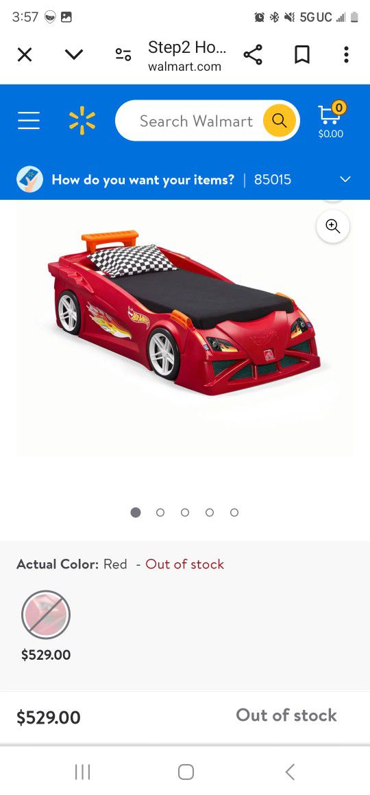 Hotwheels Race Car Full Size Bed