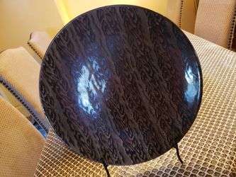 Antique plate with stand