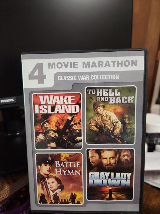 Wake Island, To Hell & Back, Battlestar Hymn, Gray Lady Down DVD
