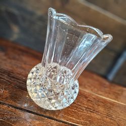 Lead Crystal Clear Vase.  

