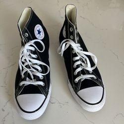 Black Converse High Top (details In Description)