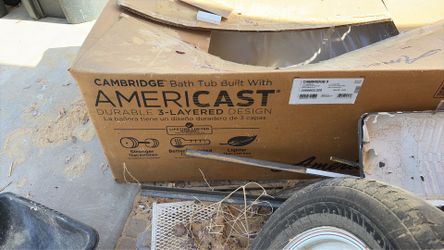 Brand new America cast tub