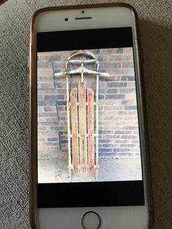 Antique toboggan for sale