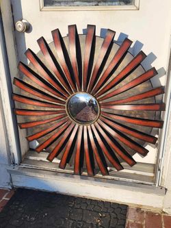 Large Decorative Wall Art- Sunburst Design