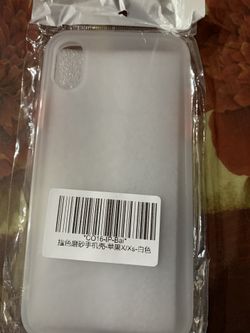 iPhone X/Xs case clear/white