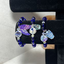 Beaded 3pc Bracelet Set 