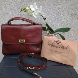 Patricia Nash Yoeky  Top Handle Satchel + Detachable Crossbody Strap