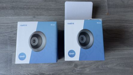 2 Reolink UFO cam 360 Degree Fish Eye Video 