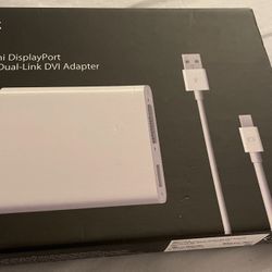 Apple Mini Displayport to dual DVI adaptor NIB