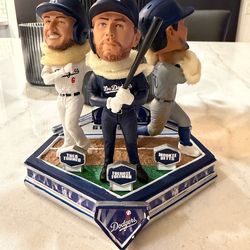 FOCO MOOKIE/FREDDIE/TURNER “TRIPLE THREAT” BOBBLEHEADS!!!