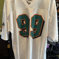 Dolphins Football Team #99 Taylor Brand New Size XL