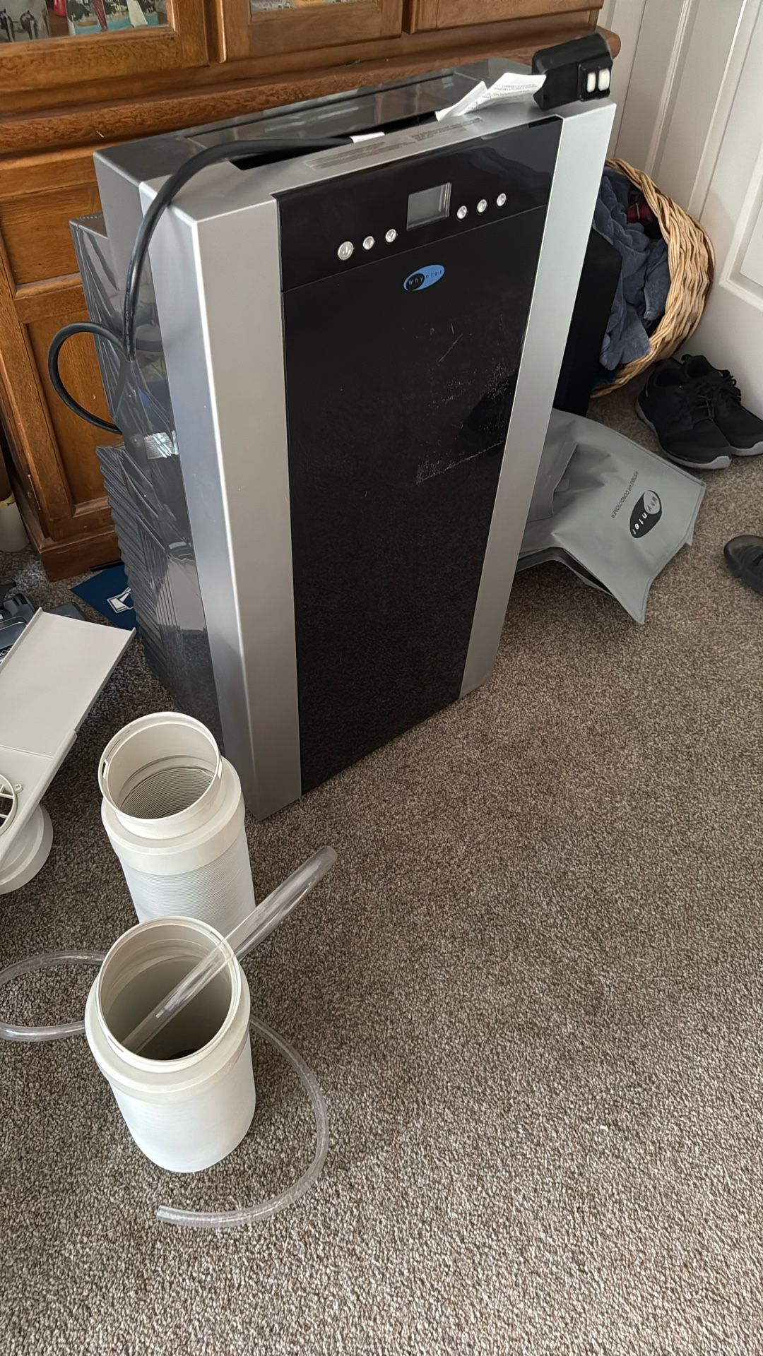 WHYNTER ECO-FRIENDLY 14000 BTU DUAL HOSE PORTABLE AIR CONDITIONER