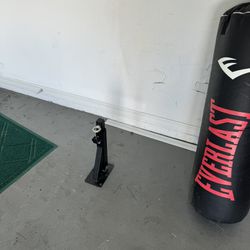 Punching Bag And Mount For Sale 