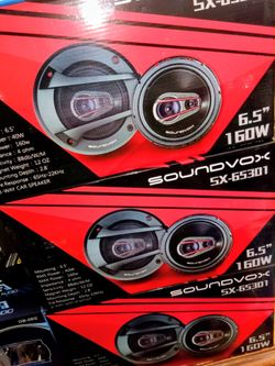 Sound Vox 6"1/2 Door Speakers Brand New In The Box 