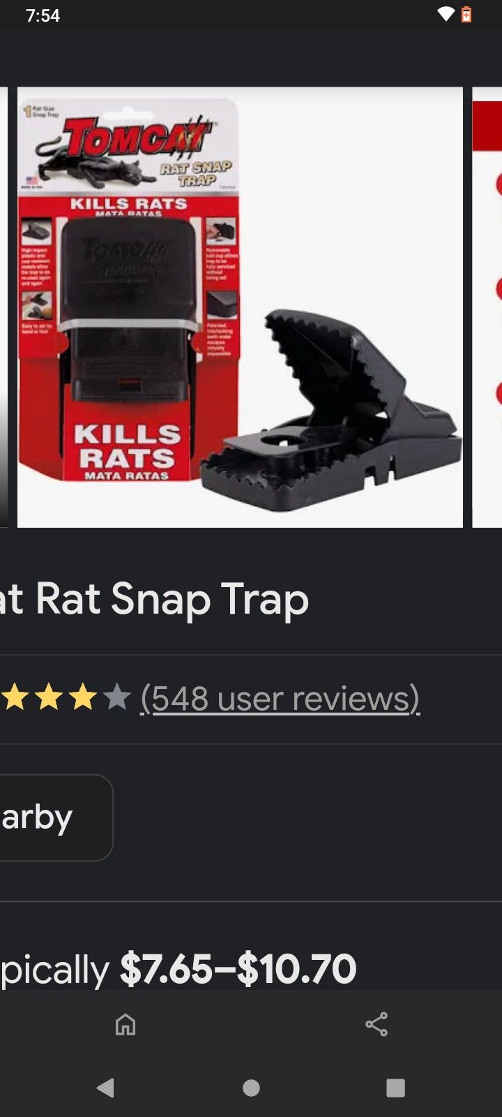 8 Rat Traps 20 Bucks