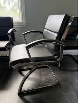 Grey Leather chairs, Priced to sell!!