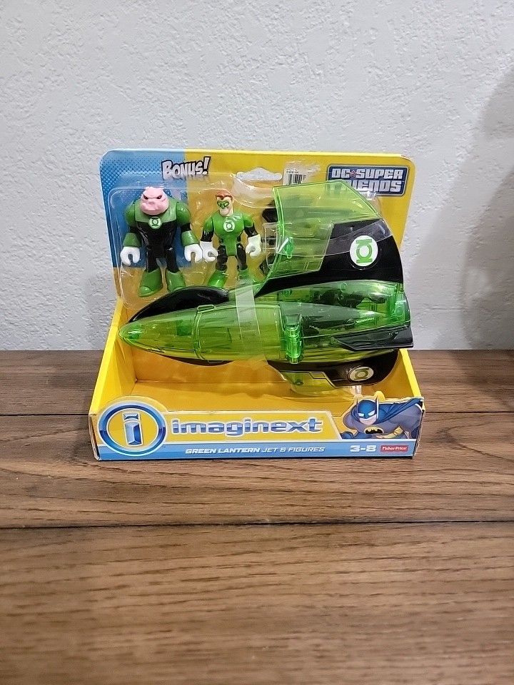 Imaginext Dc Super Friends Green Lantern Jet 2014 Kilowog Mattel READ!!!