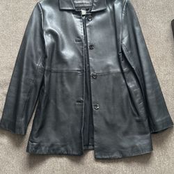 Banana Republic Soft Leather Jacket 