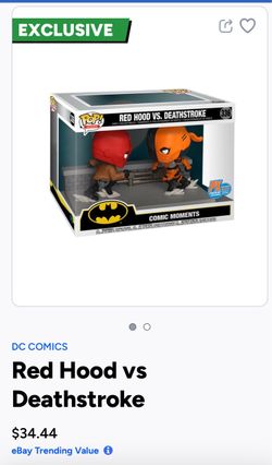 Red hood vs deathstroke funko pop