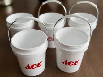 Ace Hardware Mini Buckets Set Of 5 Viral 4” Tall 
