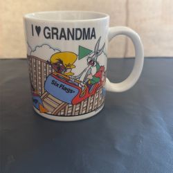 I Love Grandma Six Flags Coffee Mug
