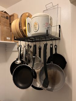 Space Saving hanging Rack - Pots and Pans