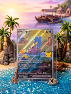 Lapras 131/128 Pokémon 25th Anniversary Holo Card