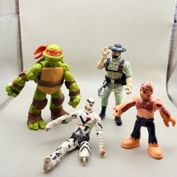 Mixed Action Figures Lot of 4