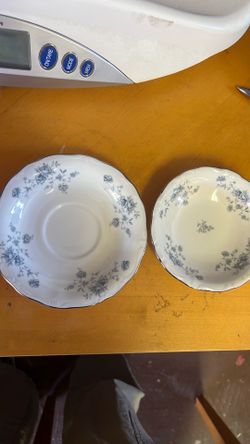 Johann Haviland Blue Garland  Plates Bavaria Germany