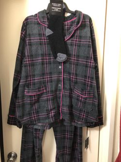 Simply Vera Wang Fleece PJ set (XXL)