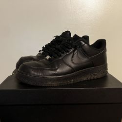 Black Air Force 1s (Size 10.5 US Men’s)