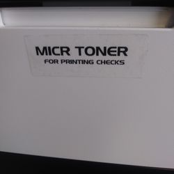 Printer Check Printer With MICR Toner
