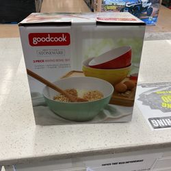 Goodcook 3 Piece Mixing Bowl Set 