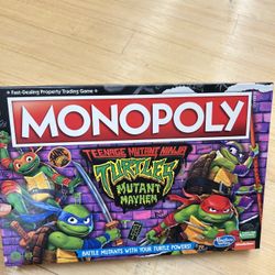 NWT Monopoly Teenage Mutant Ninja Turtles