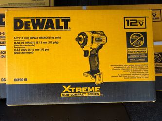 DEWALT DCF901B 12V 1/2" Impact Wrench Tool Only