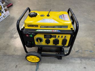 Champion Dual Fuel Portable Generator