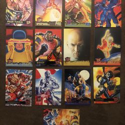 13 Vintage Marvel 1994 Fleer Ultra Trading Cards VGC