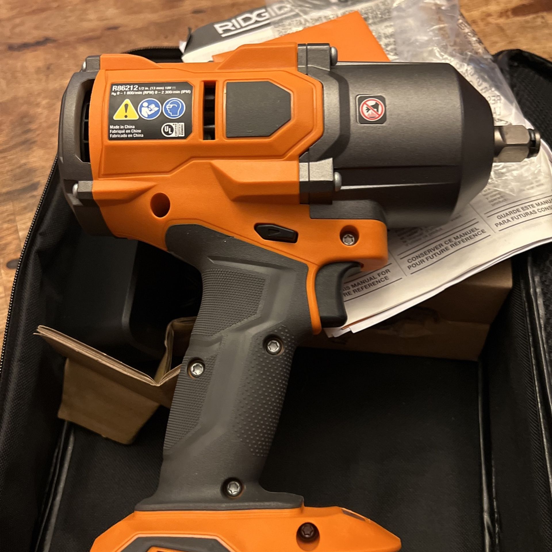 Ridgid Battery Powered Impact Wrench for Sale in Austin, TX OfferUp