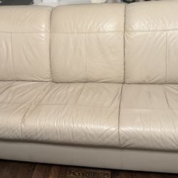 Excellent IKEA Leather Couch - 3-Seater