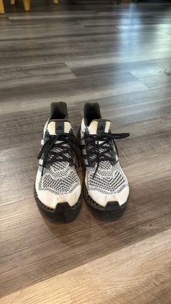 Adidas Ultra 4D Running Shoes - Size 11 - White/Black