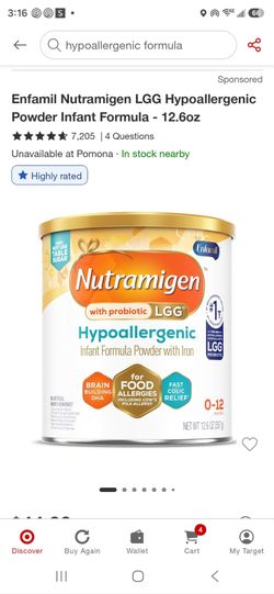 Baby Formula Hypoallergenic Enfamil
